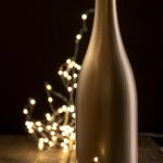 Wine bottle lantern